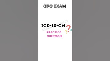CPC Exam ICD 10 CM frequently asked question.#shorts