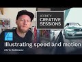 Speed and motion: illustrating a car in Affinity Designer with Chris Rathbone