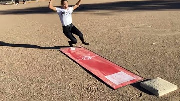 SlideyCat Sliding Mat-Teaching Beginners How to Slide. Padded and Safe!