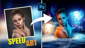 Cinematic Mermaid Photoshop Manipulation  | Speed ART | Tutorial