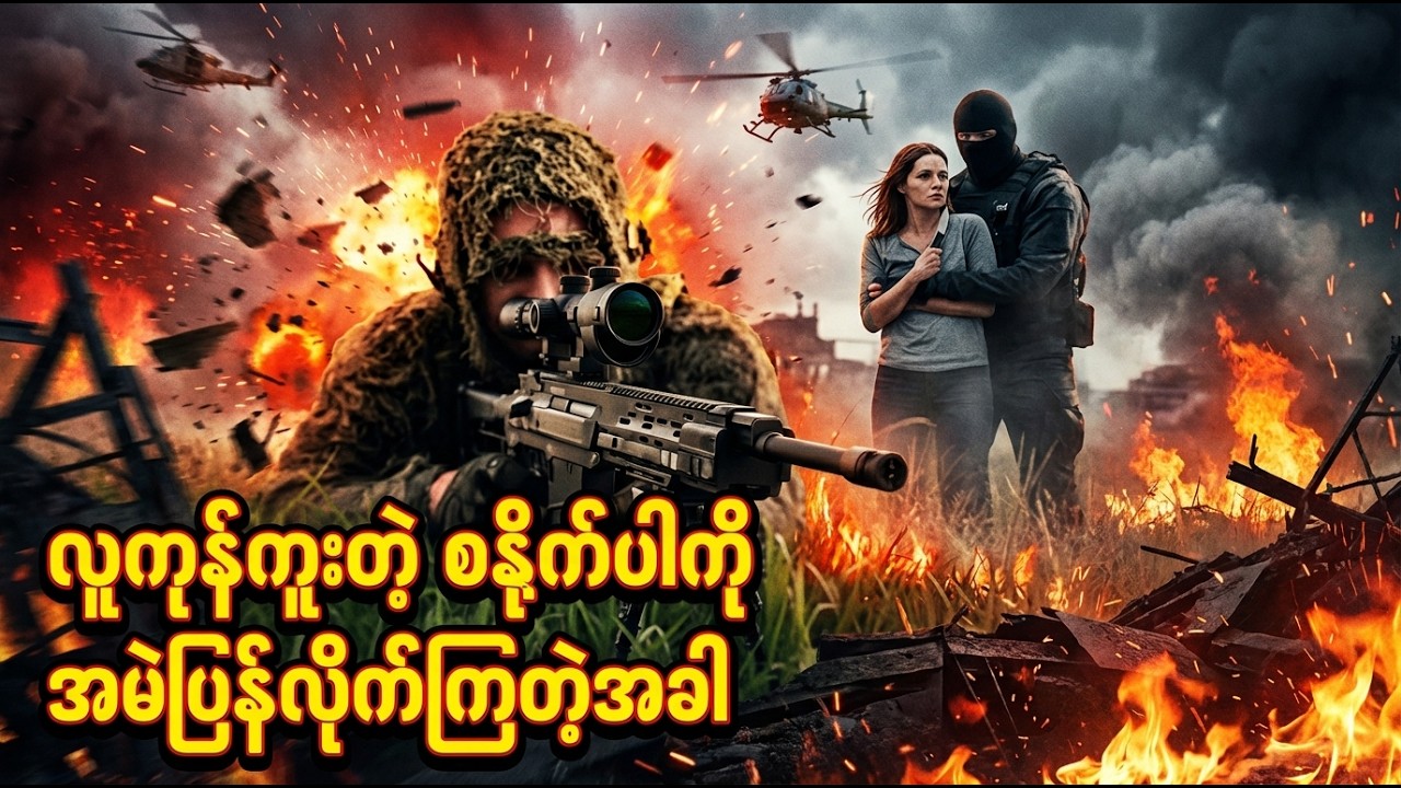လူကုန်ကူးတဲ့စနိုက်ပါကို အမဲလိုက်တဲ့အခါ | Movie Recap #Sniper7Recap #LegendarySnipers #SmartBullet