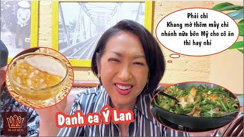 Danh ca Ý Lan dẫn ông xã đi ăn Chả Cá Đế Vương