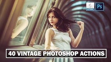 40 VINTAGE EFFECT PHOTOSHOP ACTIONS FREE !