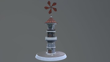 "Step-by-Step: 3D Lighthouse Creation Process using Maya, ZBrush, and Substance Painter" :Time-Lapse