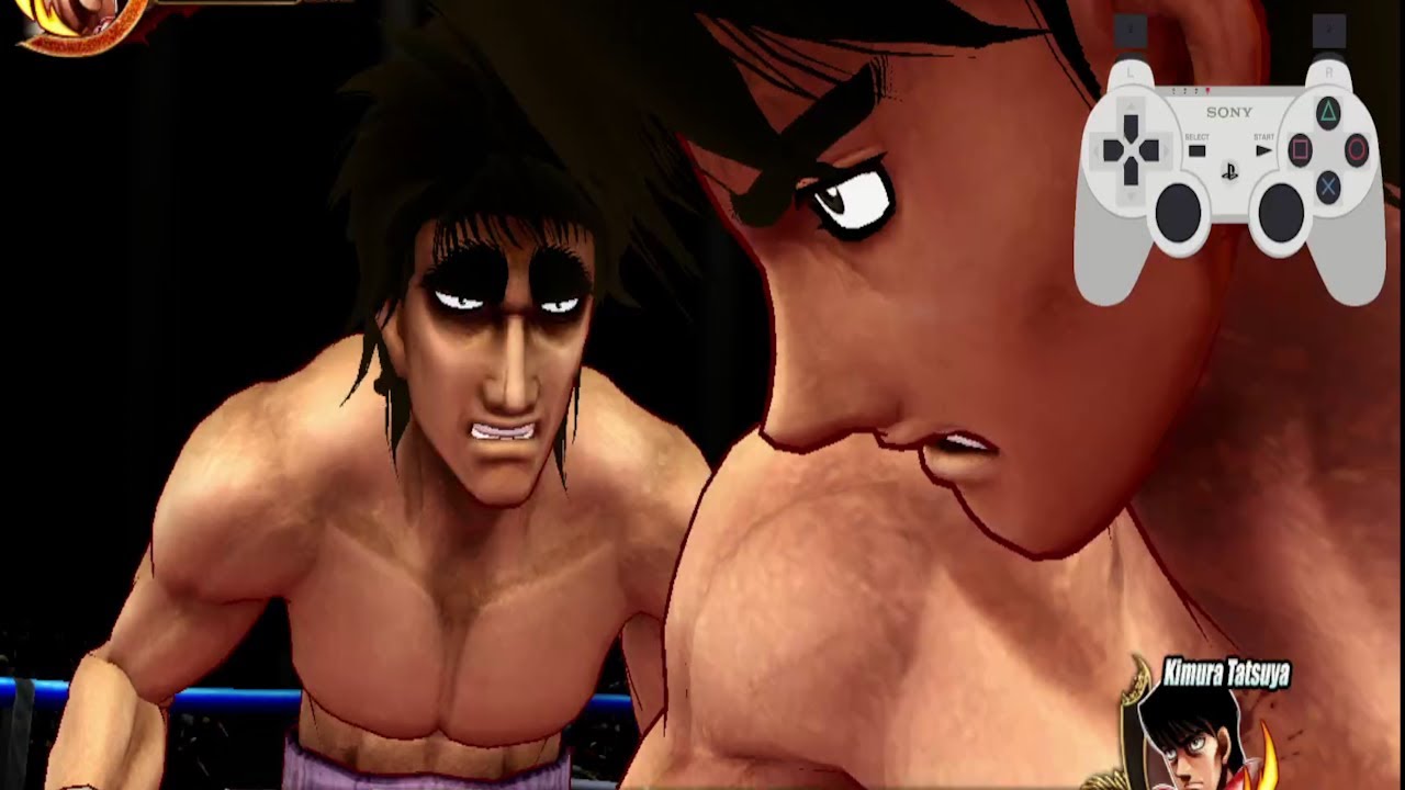 Ryo Mashiba vs Lvl 30 Tatsuya Kimura - Hajime No Ippo PS3 Game English