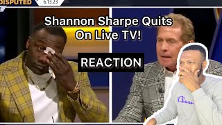 He Finally Had Enough! Shannon Sharpe Quits Undisputed Reaction By Eldric  Valentine