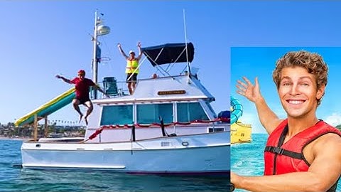 I Built an EXTREME Boat! BEN AZELART vs CAMHUFF Challenge |BEN and Cam