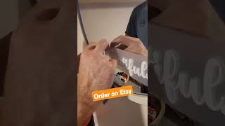 hello beautiful mirror vinyl decal install #mirrorsticker #mirror #motivationsticker