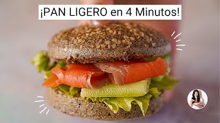 Pan de Sandwich SIN HARINAS en la Sartén | Cenas ligeras #singluten  | Auxy