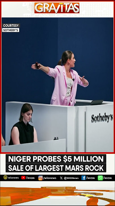Niger Probes $5 Million Sale of Largest Mars Rock Found on Earth | GRAVITAS