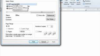 Windows 7 Tutorial Printing a Document Microsoft Training Lesson 4.6