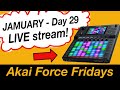 Akai Force Fridays LIVE STREAM (beat creation for JAMUARY challenge)