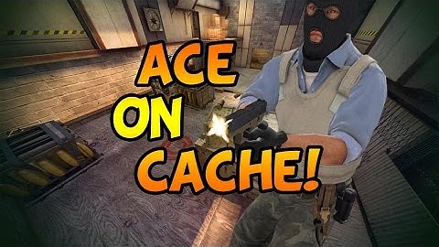 CS:GO - 1vs4 Ace Clutch on Cache!