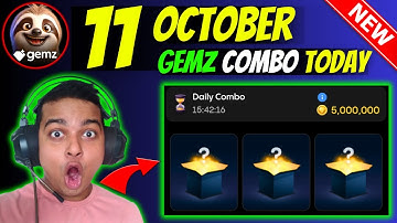 Gemz Daily Code - Gemz Daily Combo 11 & 12 October | Gemz Listing Date - Gemz Airdrop New Update