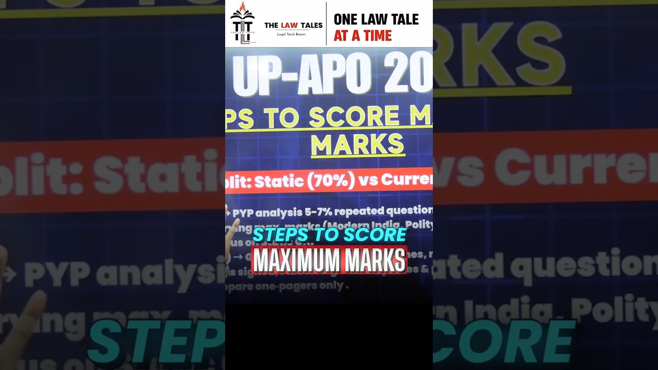Score maximum marks in UP APO 2026 🔥 