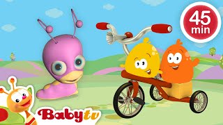 Bicicletas, automóviles, trenes y un rastreador 🚗 | Transporte para niños 🚲 | @BabyTVSP