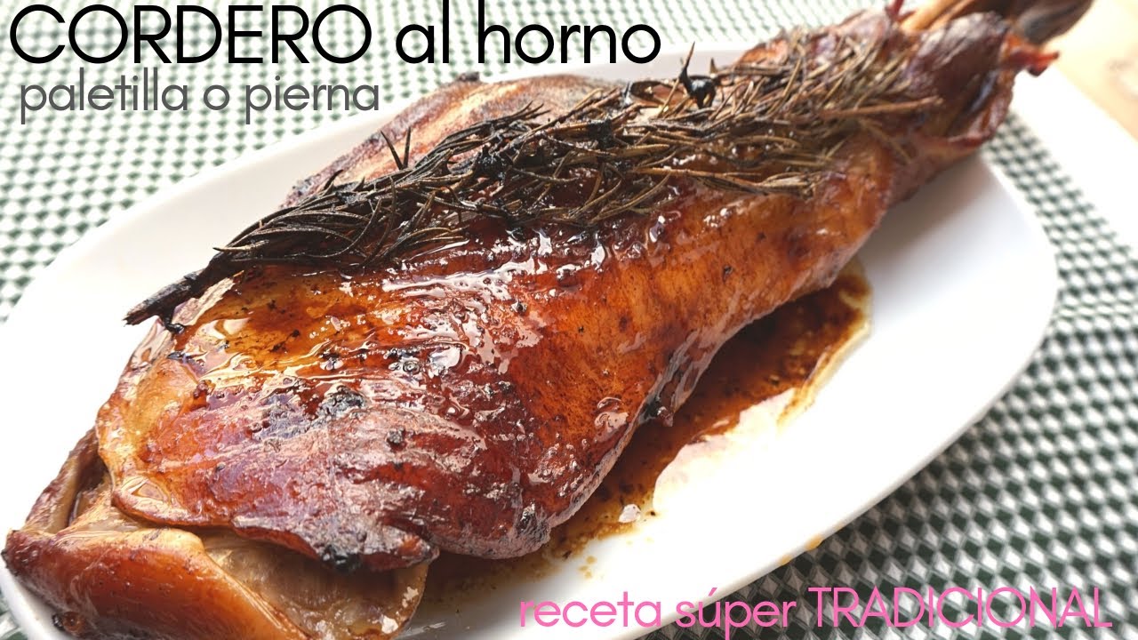 Paletilla 🍗 de CORDERO al HORNO (receta navideña) - YouTube