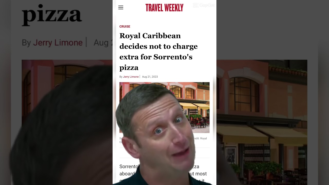 #royalcarribean charging for Pizza? #shortsfeed