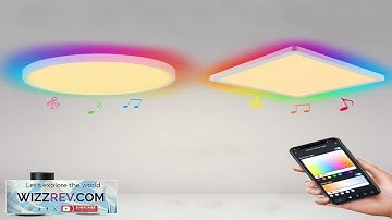 WiFi Smart Ceiling Light With Tuya APP/Alexa/Google RGB Dimmable Indoor LED Ceiling Review