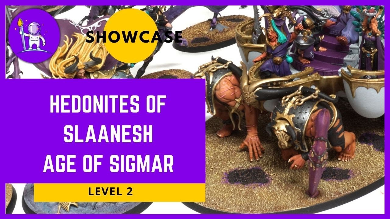 Hedonites of Slaanesh with Sigvald and Glutoss. Level 1