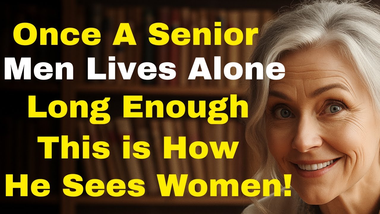 Once Senior Men Live Alone Long Enough, This Is How They See Women | Stoic Wisdom