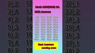 Music 2025(2026) O/L MCQ Answers #music #education #srilanka
