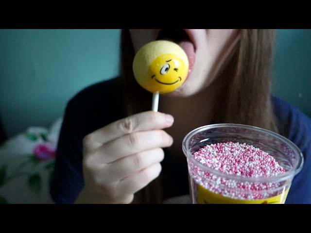 ASMR Lolipop with sprinkles class=