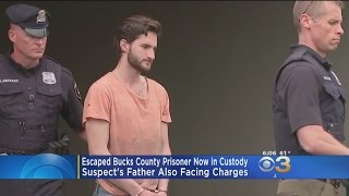 Escaped Prisoner Back In Police Custody, His Father Also Faceing Charges