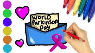 Drawing World Parkinson Day Poster