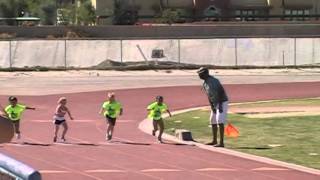 Ae 1St Grade Girls 50 Meter Dash Winning The D