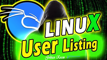 Linux User Listing Options | How to list users in Linux? | Kali Linux Lessons