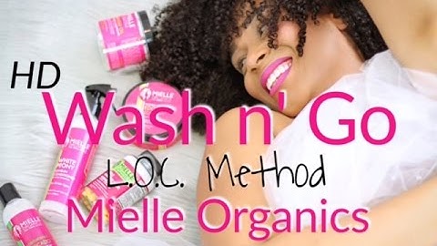 Wash n Go using L.O.C. METHOD with Mielle Organics | Talk Through | Tia Kirby