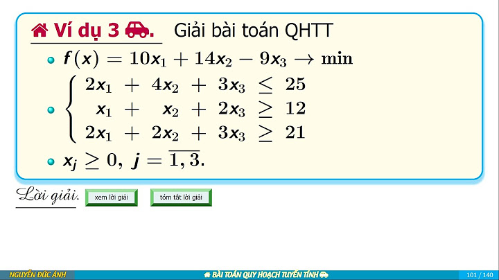 Giải bài toán qhtt bằng phương pháp đơn hình năm 2024