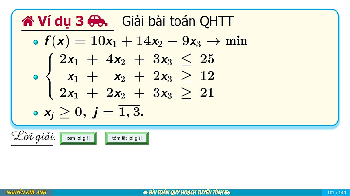 Giải bài toán quy hoạch tuyến tính bằng đồ thị năm 2024