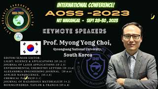 01.Keynote speakers Introduction -AOSS 2023 International conf. Asia-Oceania sonochemistry society