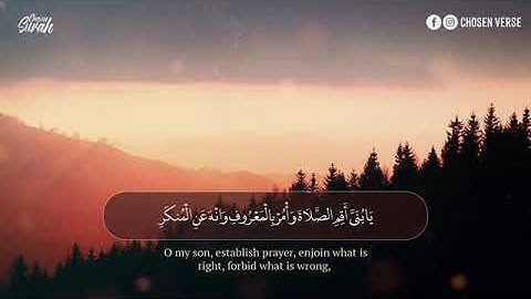 Qari Sherif Mostafa Surah Luqman القارئ شريف مصطفى سورة لقمان