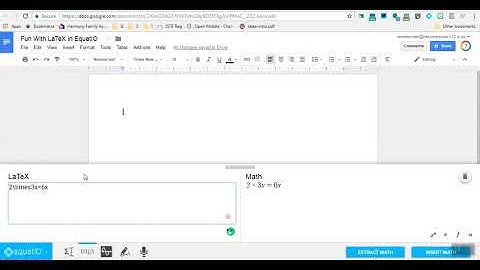 Binary Operators in the EquatIO LaTeX Editor