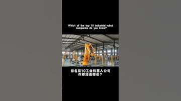Which of the top 10 industrial robot companies do you know? #factory #robotic #machine #robotics