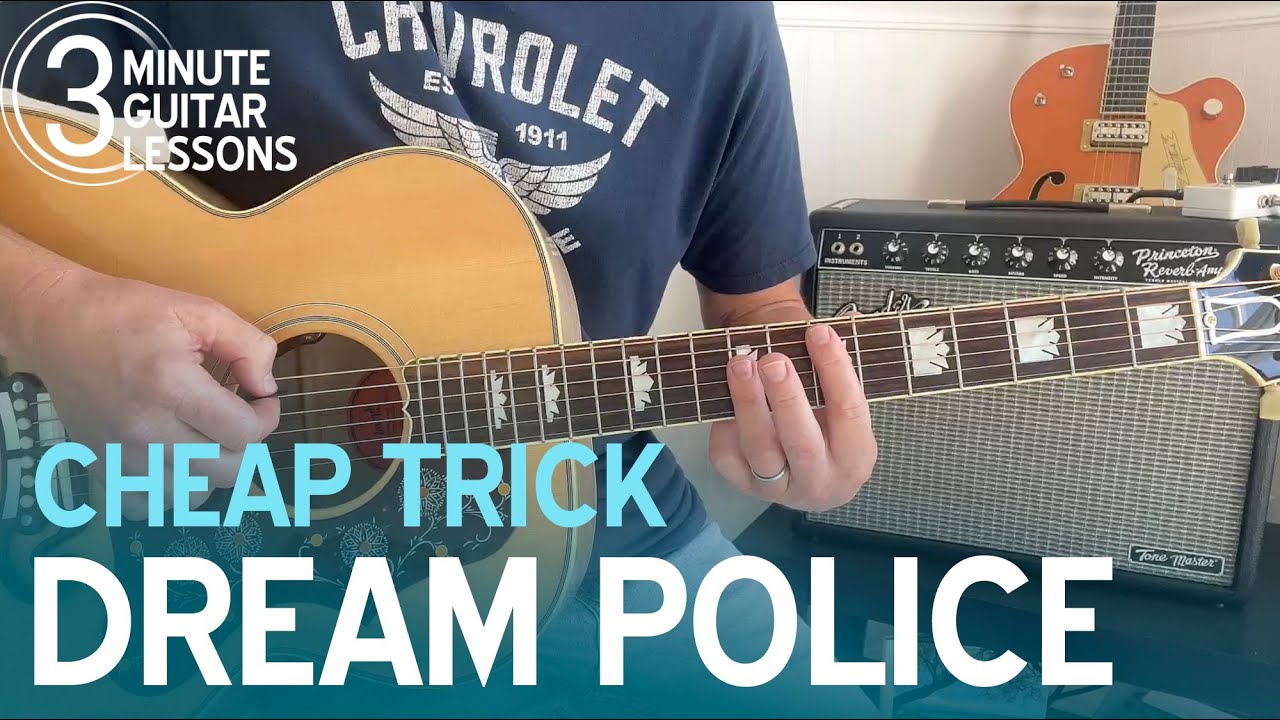 Learn Dream Police in 3 Minutes! Beginner Guitar Lesson (Cheap
