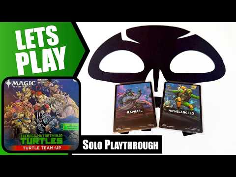 TMNT Magic the Gathering TURTLE TEAM-UP Solo Playthrough