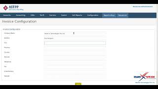 ASTPP 3 Tutorial  how to do invoice configuration in ASTPP