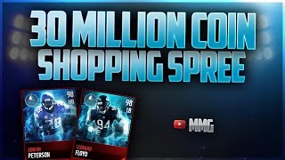 30 MILLION COIN SHOPPING SPREE! Madden Mobile 17