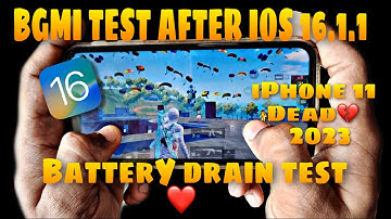 IPHONE 11 iOS 16.1.1 BGMI/PUBG HOT DROP TEST WITH FPS METER 2022 •BGMI FPS, BATTERY,HEATING,LAG TEST