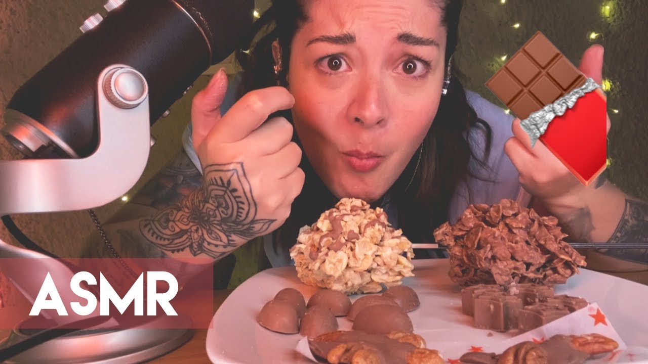 ASMR MUKBANG 🐷 🇲🇽 : Comiendo chocolates artesanales 🍫 | Whispered | ASMar