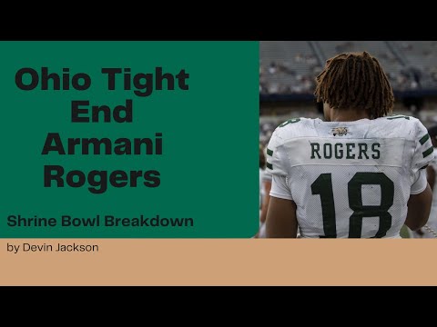 Ohio Tight End Armani Rogers' Shrine Bowl Breakdown