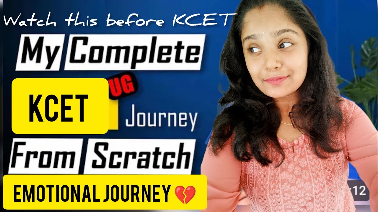 Watch This Video Before Kcet l My Kcet Journey lEmotional Journey l