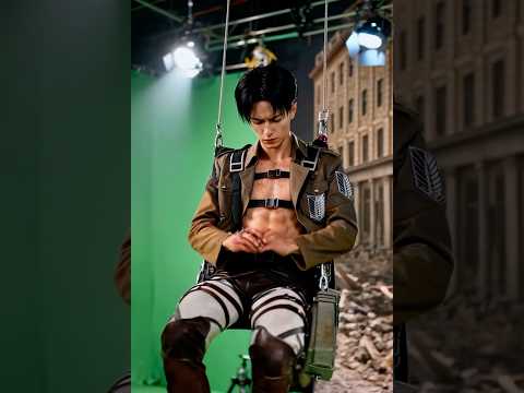 Behind the scenes of the live-action Attack on Titan movie/ 진격의 거인 영화 촬영현장 #shorts