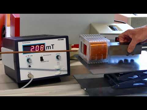 Elektromagnetismus Experiment: Magnetisierung von Eisen