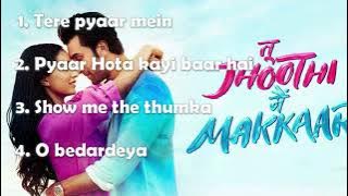 Tu jhoothi main makkar jukebox|tjmm jukebox|Best of arijit singh|night drive songs|bollywood mashup