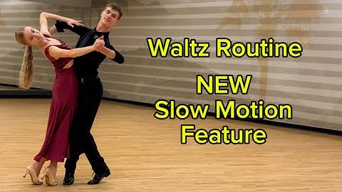 Easy To Learn Elegant Waltz Routine With New Slow Motion Effect The Best Video On The Channel 